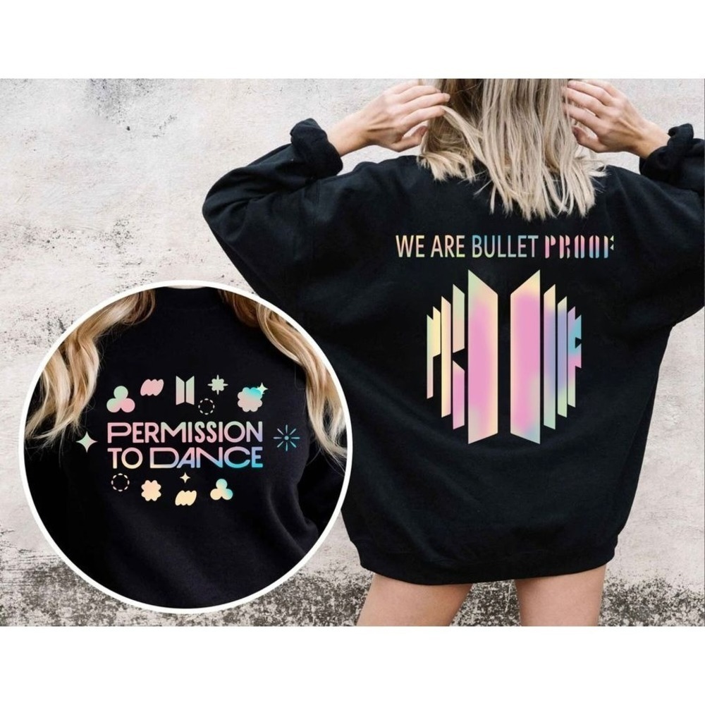 BTS We Are Bulletproof 2022 Concert 2 Sided Sweatshirt
